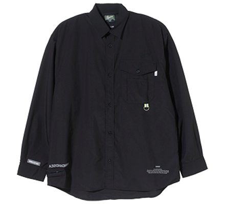 M NYLON SHIRTS BLACK M NYLON SHIRTS BLACK