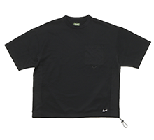 M CF Punching Woven S TEE BLACK M CF Punching Woven S TEE BLACK