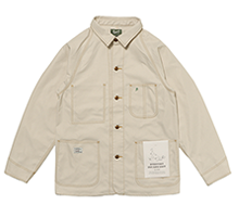 PEARL D COVERALL JACKET IVORY