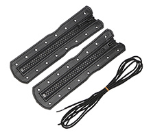 8HOLE BOOT ZIPPER PARTS BLACK