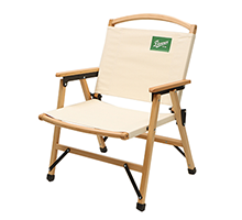 DANNER LOW WOOD CHAIR WHITE