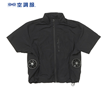 air con SHORT SLEEVE BLACK
