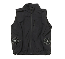 air con VEST BLACK