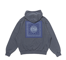 BANDANA LOGO ZIP PARKA NAVY