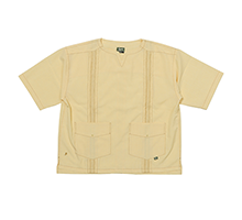 H/S Cuban KeyNeck Pull Shirt MUSTARD