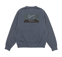 LINE LOGO CREW SWEAT NAVY