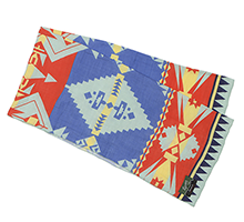 Native Chimayo Stole BLUE