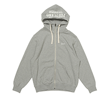 PORTLAND LOGO STAND ZIP PARKA GRAY
