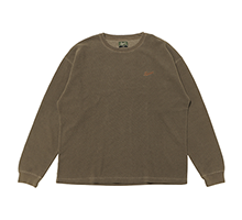 Vintage Wash Big Waffle L TEE MOCHA MIST