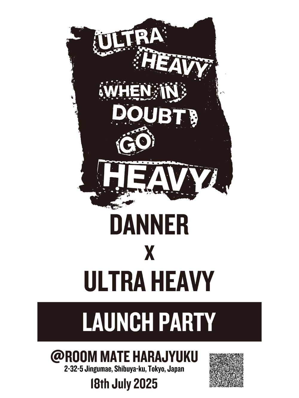 DANNER x ULTRA HEAVY“ULTRA HEAVY WHEN IN DOUBT GO HEAVY” DANNER x ULTRA HEAVY“ULTRA HEAVY WHEN IN DOUBT GO HEAVY”